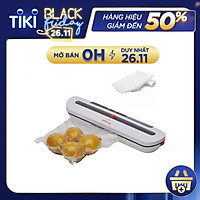 Máy Hút Chân Không Mini Đa Chức Năng (Hút Chân Không Và Đóng Gói, Hàn Miệng Túi) Dùng Trong Gia Đình XinBaoLong - Kèm 10 Túi Đóng Gói (5 Túi Nhỏ & 5 Túi Lớn) - Hàng nhập khẩu