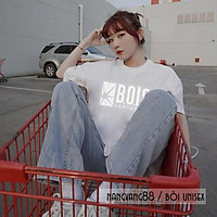 Áo Thun Unisex B.O.I.S Thiết Kế Phản Quang Tay Lỡ Nhiều Màu