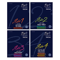 Combo Big step - 4 Bước Chinh Phục Kì Thi THPT Quốc Gia tiếng Anh (4 Cuốn)