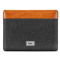 Túi Chống Sốc TOMTOC Felt Và PU Leather Cho Macbook Pro/Air 13"/Pro M1/Pro 16" - Hàng Chính Hãng