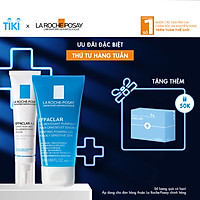 Bộ đôi kem giảm mụn chuyên biệt La Roche Posay Effaclar A.I 15ml và Gel rửa mặt dành cho da dầu mụn Effaclar Gel 50ml