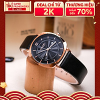 Đồng Hồ Nữ Julius Hàn Quốc JA-1190LD Dây Da Có Lịch