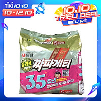 Bịch 5 Gói Mì Tương Đen Chapagetti Hàn Quốc (140 gram x 5 gói)