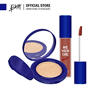 Combo Phấn nước Bbia Never Die Cushion 11g + Son kem Bbia Never Die Tint Version 1 4.8g