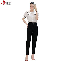 Min's Shoes - Quần Baggy Công Sở Cạp Cao 3 Cúc Quần 91