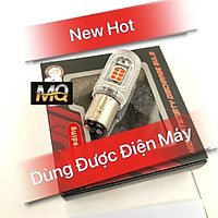 ĐÈN LED HẬU NHÁY 33 TIM LED BI CẦU Ô TÔ XE MÁY 2 CHÂN DƯƠNG 1 BÓNG)