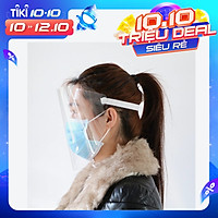 Anti-Fog Protective Mask Transparent Anti Droplet Dust-Proof Full Face Shield Anti-Oil Splash Face Protector