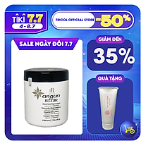 Dầu hấp tóc chống xơ rối và nuôi dưỡng tóc từ tinh dầu argan, không cần xả lại nước Rrline Argan Star Mask 1000ml