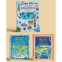 Combo 3 Cuốn Sách Tương Tác : Big Picture Atlas – Atlas Khổng Lồ Bằng Tranh + Atlas Bằng