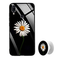 Ốp Lưng Kính Cường Lực cho điện thoại Xiaomi Mi Redmi Note 7 - 03047 8033 CUCHOAMI08 - Tặng Giá Đỡ Điện Thoại Đa Năng Cùng Mẫu Hình - Hàng Chính Hãng