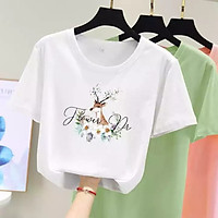 Áo Thun tay lỡ cho cả Nam và Nữ đẹp! Hình CON NAI
