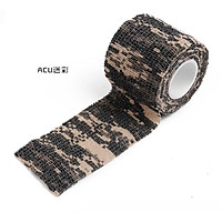 Self-adhesive Reused Non-woven fabric Outdoor Camouflage Wrap Tape Camo Stealth Tape for Hunting Rifle Bicycle Telescope Color Random