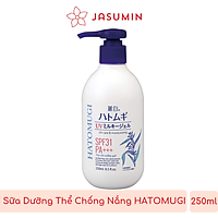 Sữa Dưỡng Thể Chống Nắng HATOMUGI SPF31 PA+++ 250ml UV Care & Moisturizing