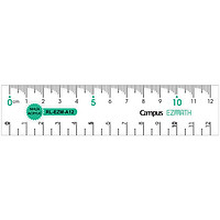 Thước Kẻ Campus Acrylic 12cm - RL-EZM-A12 - Màu Xanh Lá