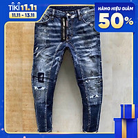 Quần jean nam màu xanh có họa tiết đẹp hàng mới về, dẫn đầu xu hướng đã có mặt tại Julido Store mẫu mới MA25