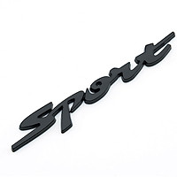 Tem Kim Loại Nổi 3D Dán Trang Trí Ô Tô Chữ SPORT - Màu Mạ Crom