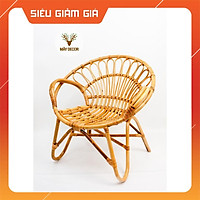 ghế mây tre tròn thư giãn sơn bóng chất lượng cao, cung cấp cho quán cafe nhà hàng khách sạn