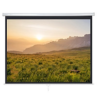 HONXIN 120 inches 4: 3 manual self-locking curtains Projector curtains Projector curtains Screen projection curtains