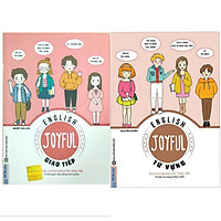 Combo 2 cuốn Joyful Elglish Giao Tiếp + Từ Vựng ( Tặng 1 giá đỡ iring dễ thương )