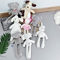 THÚ BÔNG CHO BÉ Cừu - Thỏ - Gấu Bông Mịn Đáng Yêu