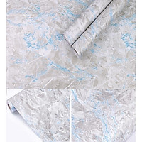 1 mét decal giấy dán tường xi măng vân xanh khổ 45cm keo sẵn