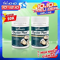 Combo 2 Hộp Tinh Chất Hàu Goodhealth Oyster Plus 60 Viên - Tăng Cường Sinh Lý - Cải Thiện Chất Lượng Tinh Trùng - Hàng Chính Hãng New Zealand