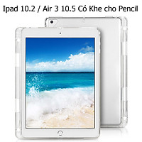 Case Ốp Lưng Chống Sốc Trong Dành Cho Ipad 10.2 / Air 3 10.5 Có Khe cho Apple Pencil