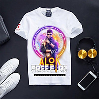 Áo thun Free Fire Cotton Màu Trắng - Alok
