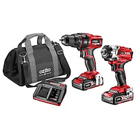 COMBO MÁY KHOAN, BẮT VÍT PIN 18V HIỆU OZITO PXDDK-301 HÀNG MỚI 100% NHẬP KHẨU ÚC