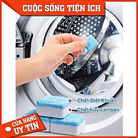Viên Tẩy Vệ Sinh Lồng Máy Giặt Diệt khuẩn và Tẩy chất cặn Lồng máy giặt hiệu quả [Hộp 12 Viên]