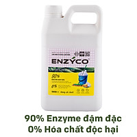 Nước Lau Sàn Sinh Học ENZYCO Lên Men Từ Dứa Và Bồ Hòn Làm Sạch Sàn Nhà Không Chất Hóa Học An Toàn Lành Tính - Hương Sả Chanh 1.8 Lít
