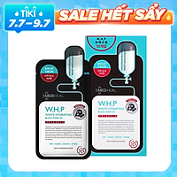 Combo 10 Mặt nạ Than hoạt tính Dưỡng Trắng Da Mediheal W.H.P White Hydrating Charcoal-Mineral Mask 25ml x10
