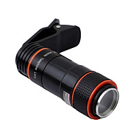 12X Long Focus Optical Zoom Adjustable Mobile Phone Lens External HD Camera Lens Mini Clamp Type Auxiliary Shooting Lens