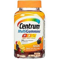 Centrum MultiGummies Adults (70 Count, Natural Cherry, Berry, Orange Flavor) Multivitamin/Multimineral Supplement Gummies