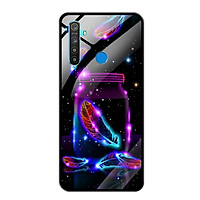 Ốp Lưng Kính Cường Lực cho Điện thoại Realme 5 - 0433 LONGVU03 - Hàng Chính Hãng