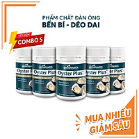 Combo 5 Hộp Tinh Chất Hàu Goodhealth Oyster Plus 60 Viên - Giúp Tăng Cường Sinh Lý - Cải Thiện Chất Lượng Tinh Trùng - Hàng Chính Hãng New Zealand