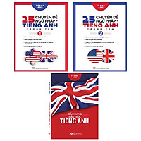Combo 3 Cuốn 25 Chuyên Đề Ngữ Pháp Tiếng Anh Trọng Tâm + Cẩm Nang Cấu Trúc Tiếng Anh