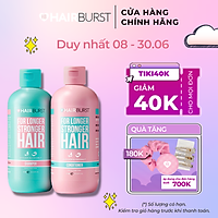 Set gội xả HAIRBURST kích thích tóc mọc dài hơn chắc khỏe hơn 350ml/chai