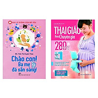 Combo sách Thai Giáo Theo Chuyên Gia 280 Ngày và Bác Sĩ Riêng Của Bé Yêu – Chào Con! Ba Mẹ Đã Sẵn Sàng Tặng truyện song ngữ anh việt bìa mềm giáng sinh
