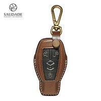 Bao Da chìa khóa dành cho xe Mercedes Benz GLC 200 da Vachetta Saudade