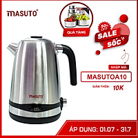 Ấm Siêu Tốc 2 Lớp Thông Minh Masuto 1.7 Lít (Công nghệ Nhật Bản) - Hàng Chính Hãng