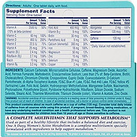 Viên Uống One A Day Active Metabolism Bổ Sung Vitamins A, C, E, B2, B6, B12, Sắt, Canxi & Vitamin D Cho Nữ (50 Viên)