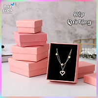 Hộp quà tặng hộp trang sức Màu hồng pastel sang trọng chất liệu cao cấp