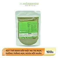 Bột Trà Xanh Nguyên Chất Milaganics (100g)