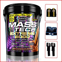 Sữa tăng cân tăng cơ Mass Tech Extreme 2000 22lbs (~10kg) – Hỗ trợ Tăng Cân Nhanh + Tăng Sức Mạnh từ nguồn dinh dưỡng đầy đủ như 1 bữa ăn - Hàng nhập khẩu chính hãng - Thương hiệu Muscletech - Kèm quà tặng