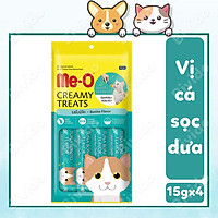 Súp thưởng cho mèo Me-o Creamy Treats mọi lứa tuổi túi 60g (15gx4) - Bivido