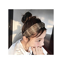 Băng đô caro - Bảng sọc to xám