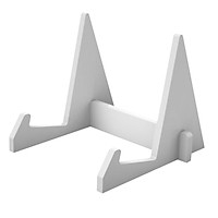 Acrylic Bookends Bookstand Reading Book Display Photo Frame Document Hardcover Textbook Cookbook Artwork Holder Desk Organizer for Kitchen Countertops