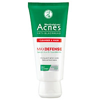 Kem rửa mặt và Mặt nạ ngăn ngừa mụn đầu đen Acnes Anti-Blackhead Cleanser & Mask 100g