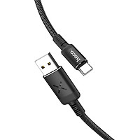 Cáp sạc 3A Hoco U63 kết nối Type-C truyền dữ liệu dài 120CM cho Android - Hàng chính hãng